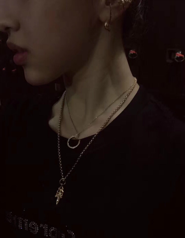 Chrome Hearts Chrome hearts 克罗心22k金色宝剑项链