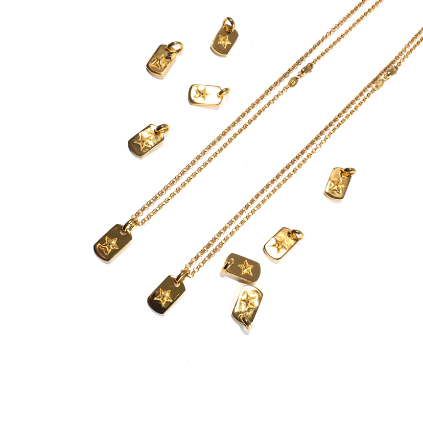 Chrome Hearts 开版 认准独家拍摄 (MZ)𝘾𝙝𝙧𝙤𝙢𝙚𝙃𝙚𝙖𝙧𝙩𝙨克罗心22k金色五角星项链