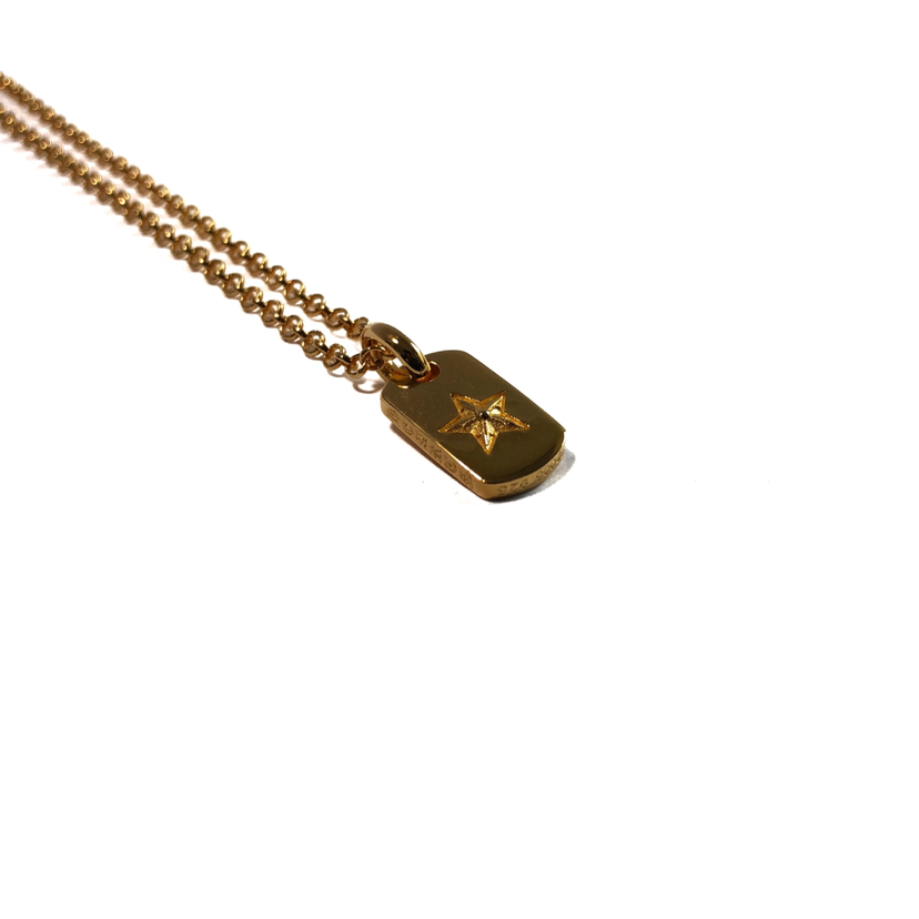 Chrome Hearts 开版 认准独家拍摄 (MZ)𝘾𝙝𝙧𝙤𝙢𝙚𝙃𝙚𝙖𝙧𝙩𝙨克罗心22k金色五角星项链