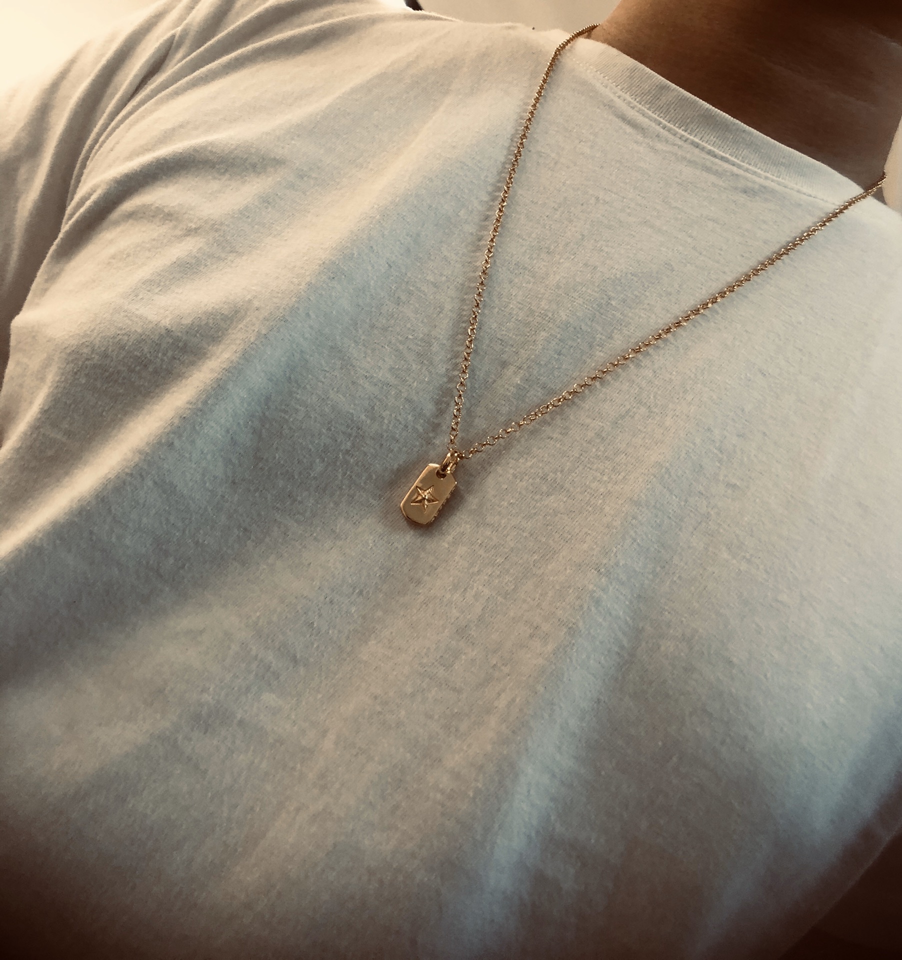 Chrome Hearts 开版 认准独家拍摄 (MZ)𝘾𝙝𝙧𝙤𝙢𝙚𝙃𝙚𝙖𝙧𝙩𝙨克罗心22k金色五角星项链