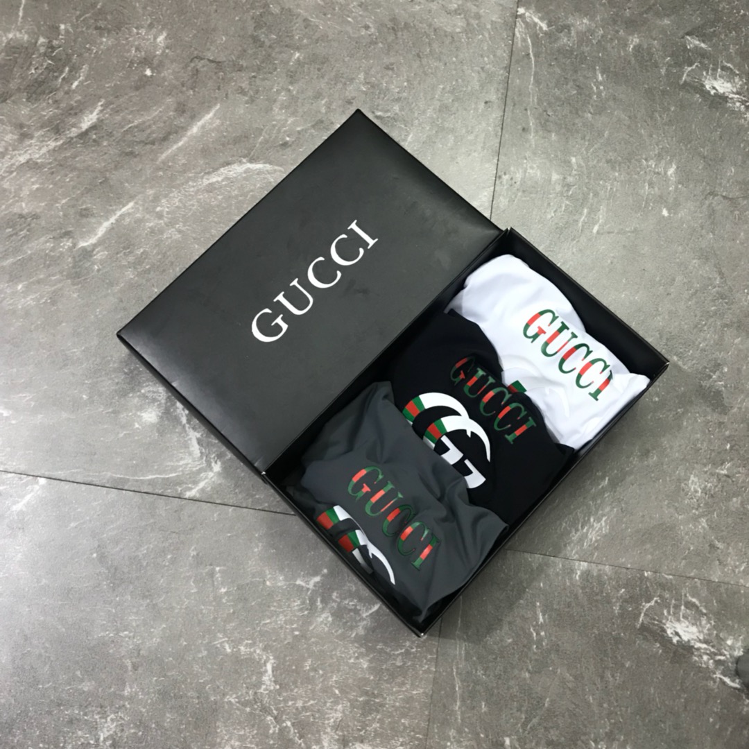 GUCCI 古奇！外贸公司合作订单 时尚百搭 舒适男士内裤 科学配 95%棉+5%氨纶,柔软舒适 透气
