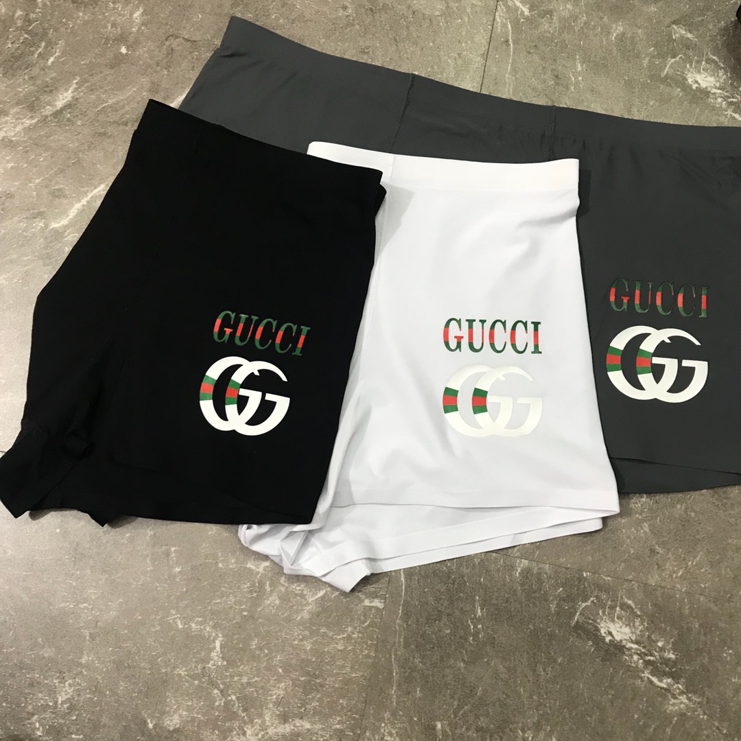  GUCCI 古奇！外贸公司合作订单 时尚百搭 舒适男士内裤 科学配 95%棉+5%氨纶,柔软舒适 透气