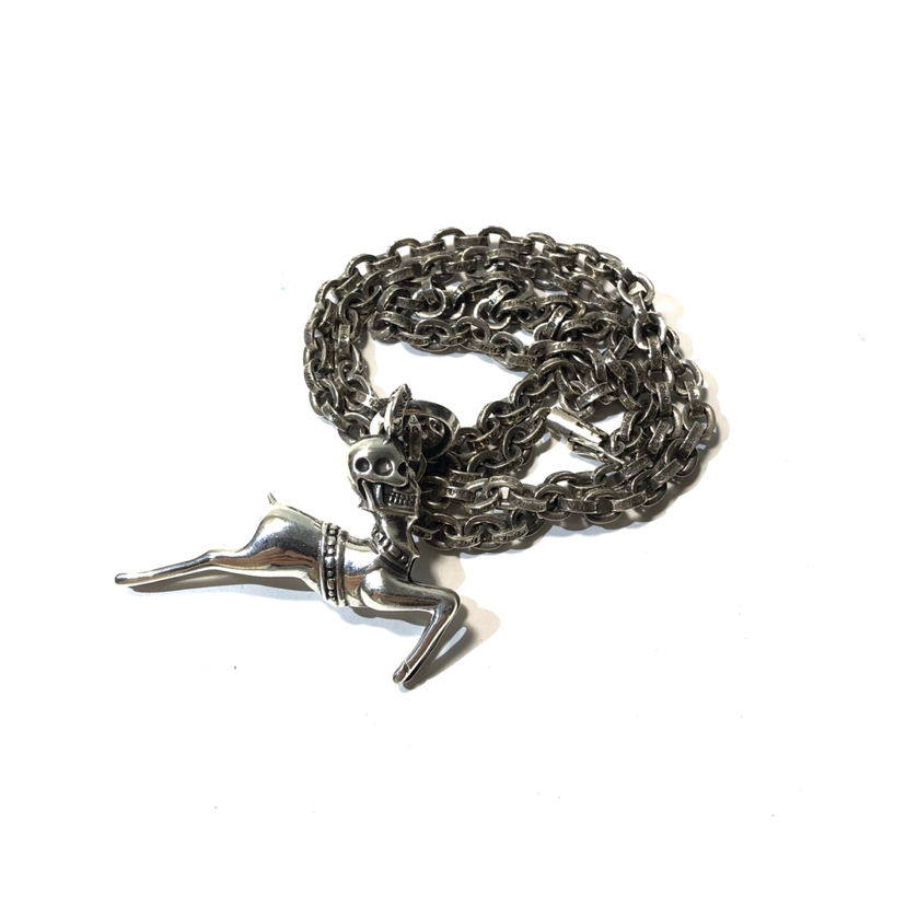 Chrome Hearts Chrome hearts 克罗心奔跑骷髅小鹿项链
