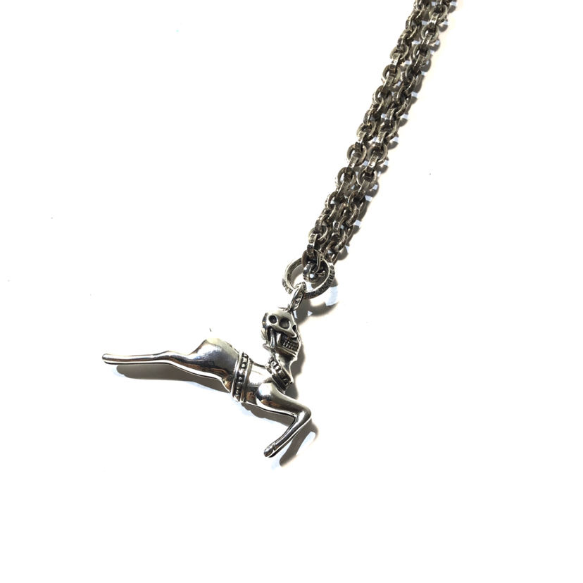 Chrome Hearts Chrome hearts 克罗心奔跑骷髅小鹿项链