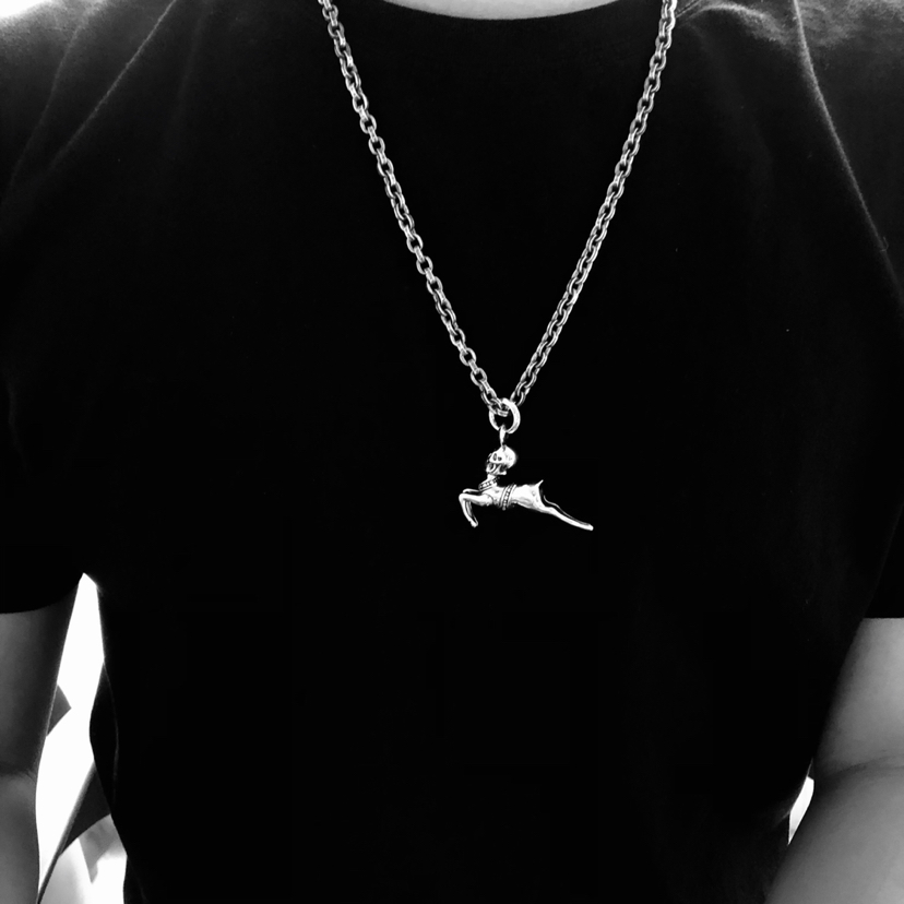 Chrome Hearts Chrome hearts 克罗心奔跑骷髅小鹿项链