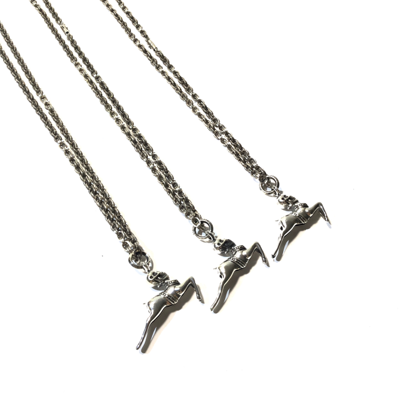 Chrome Hearts Chrome hearts 克罗心奔跑骷髅小鹿项链
