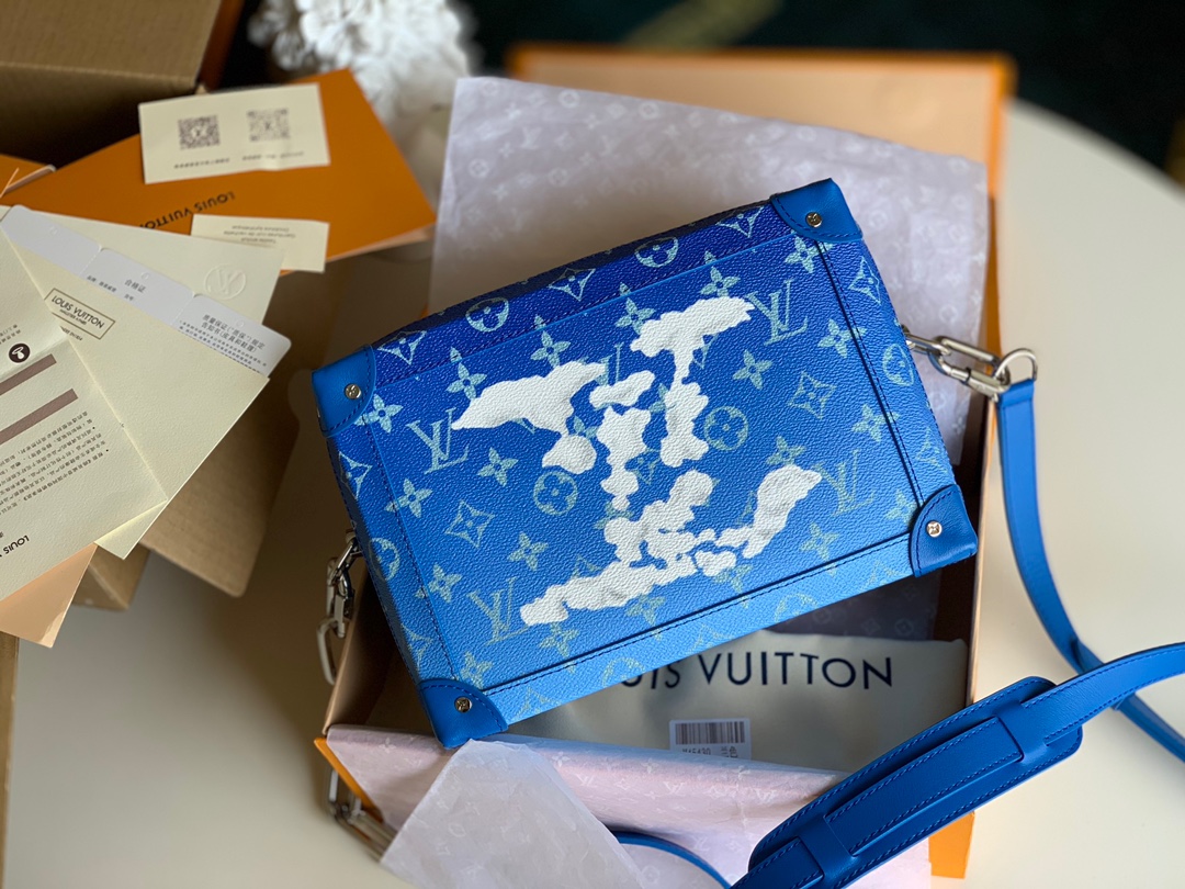 NO:395735,【Exclusive real shot of M45430】Combination new box Paradise series on Earth M45430 large box Size 25x18x10cm.,LV【Original leather】,louis vuitton19860909【独家实拍M45430】对版新款盒子 地球上的天堂系列 M45430大号盒子  尺寸25x18x10cm .,LV【原厂皮】,louis vuitton,Bag