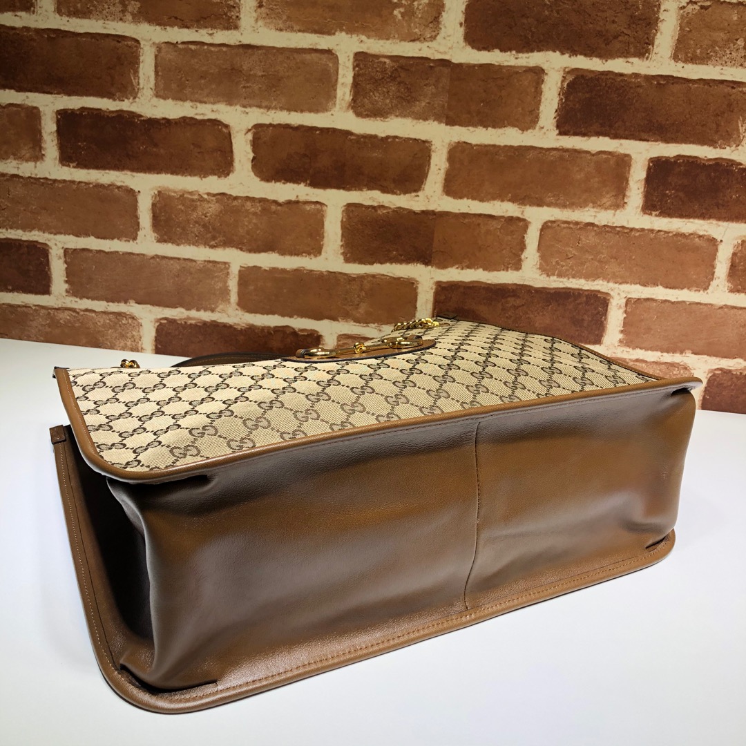 GUCCI古驰马衔扣1955系列托特包623695