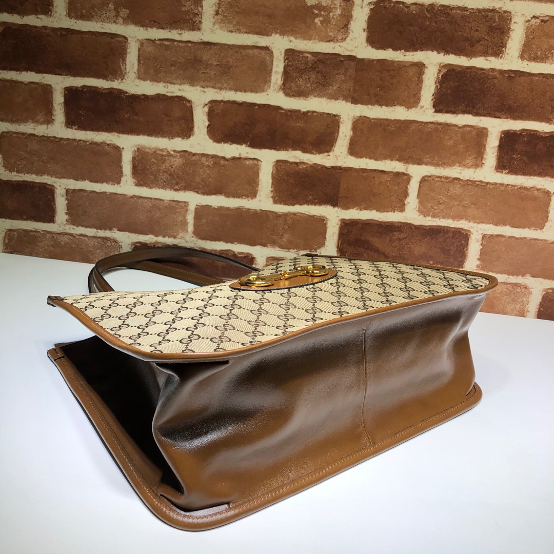 GUCCI古驰马衔扣手提单肩包623694