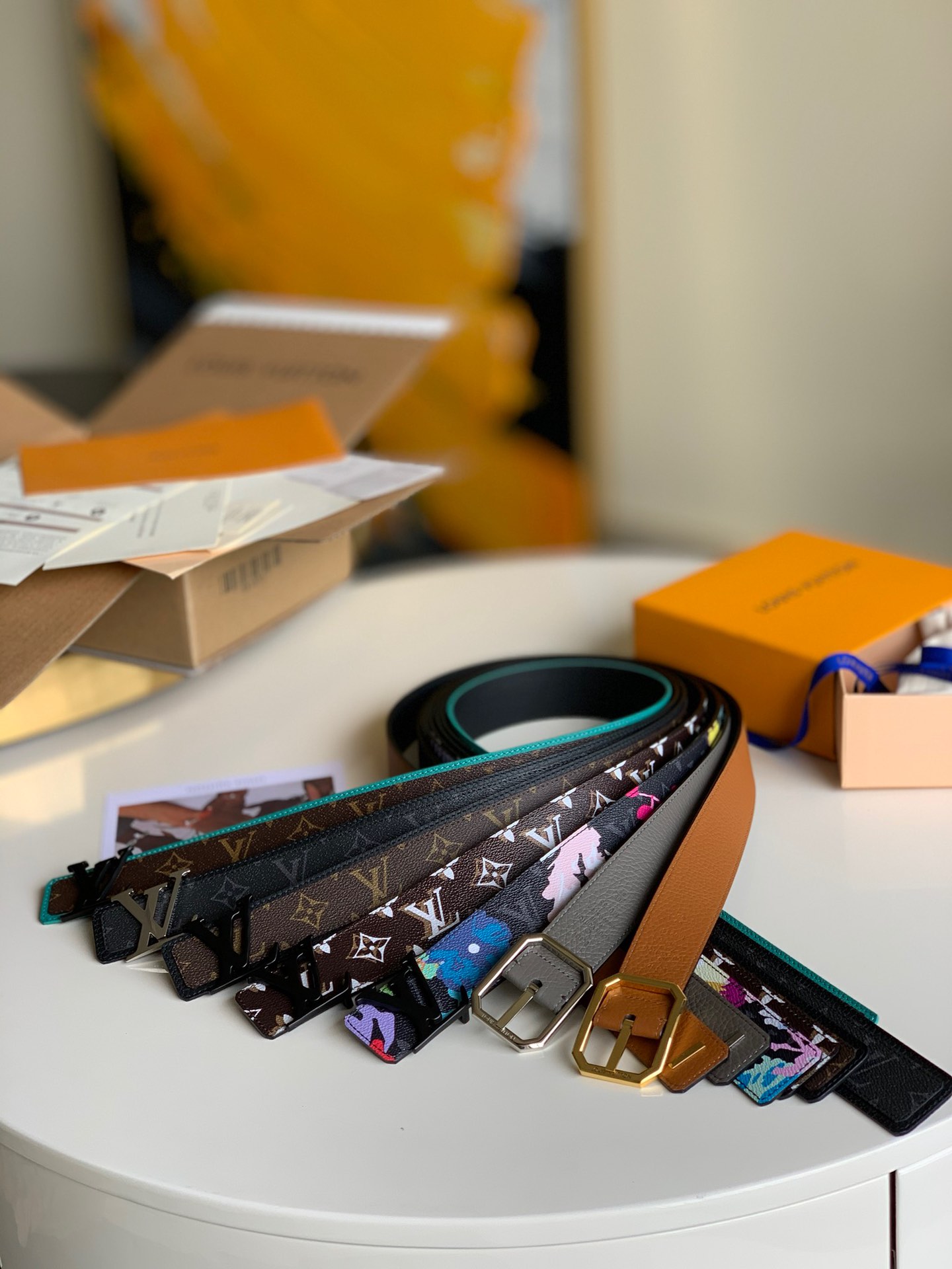 NO:395734,Belt collection picture, LV [original leather], louis vuitton19860909腰带集合图,LV【原厂皮】,louis vuitton,Bag