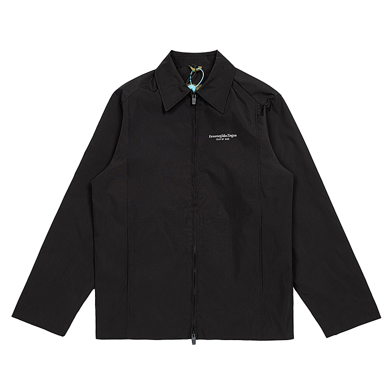 CY 777#FEAR OF GOD FOG COACH JACKET BLACK S-XL - 图片 3