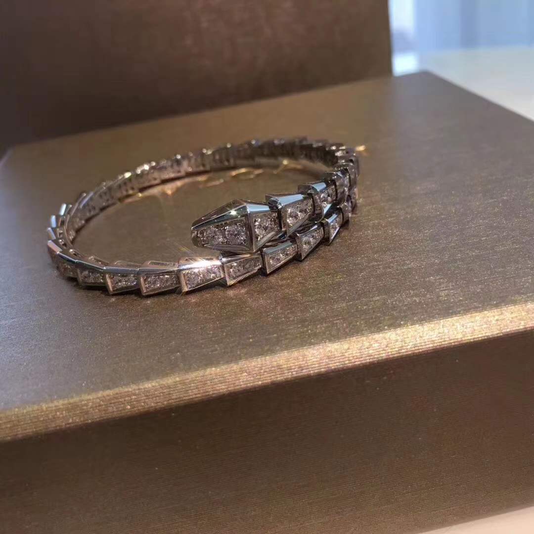 BVLGARI 宝格丽 手镯 亚金 电镀 18K金-顶级品质