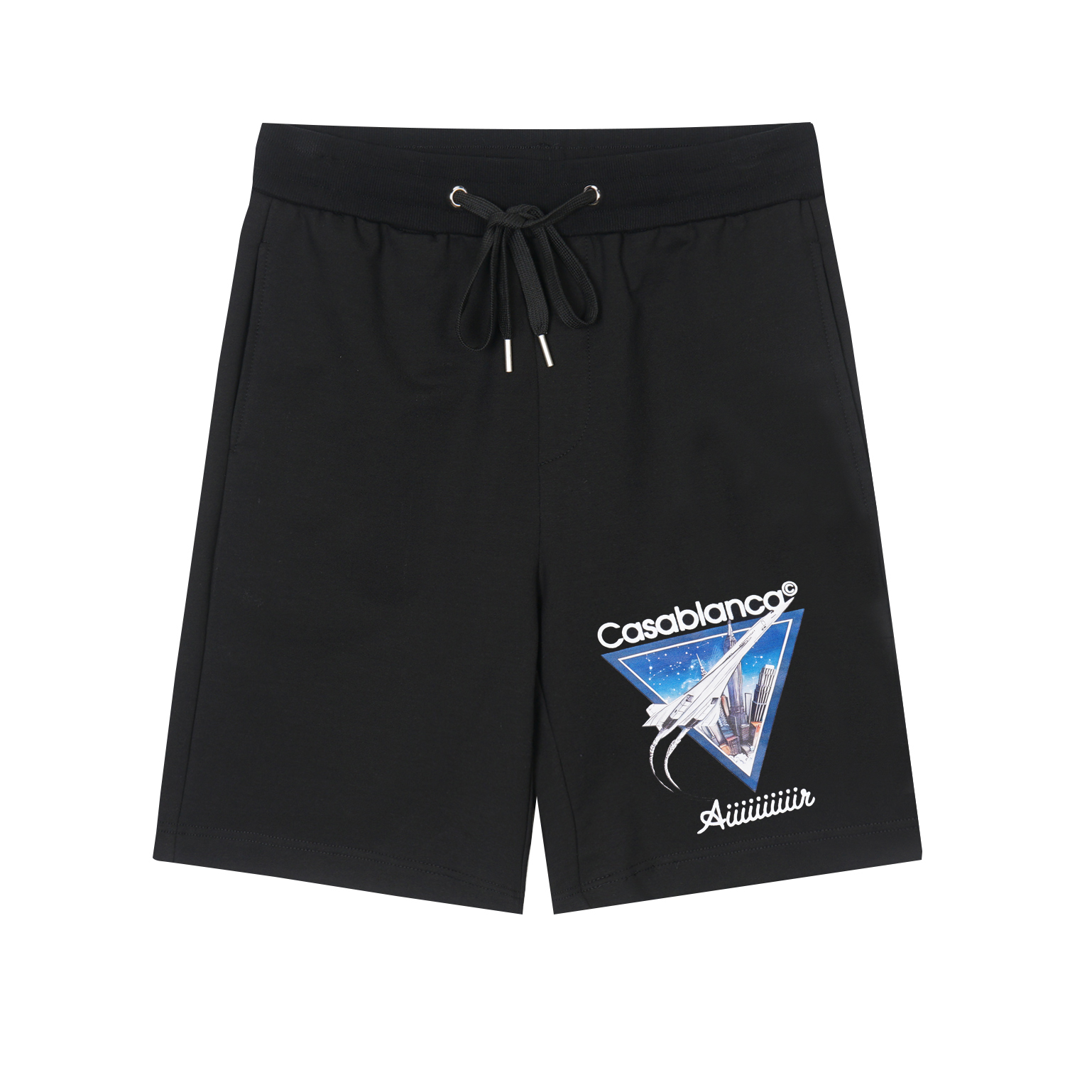 693# Pantalones cortos estampados con logo de avión y letras nuevos de Casablanca, tallas M-XXL . | Youpai Image Manager