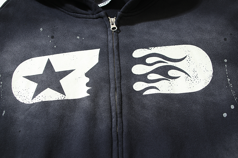 Hellstar’s Ink-Water Coat: X3 2035 Laundry Black Collection, 380g Pure Tampons. - 图片 7