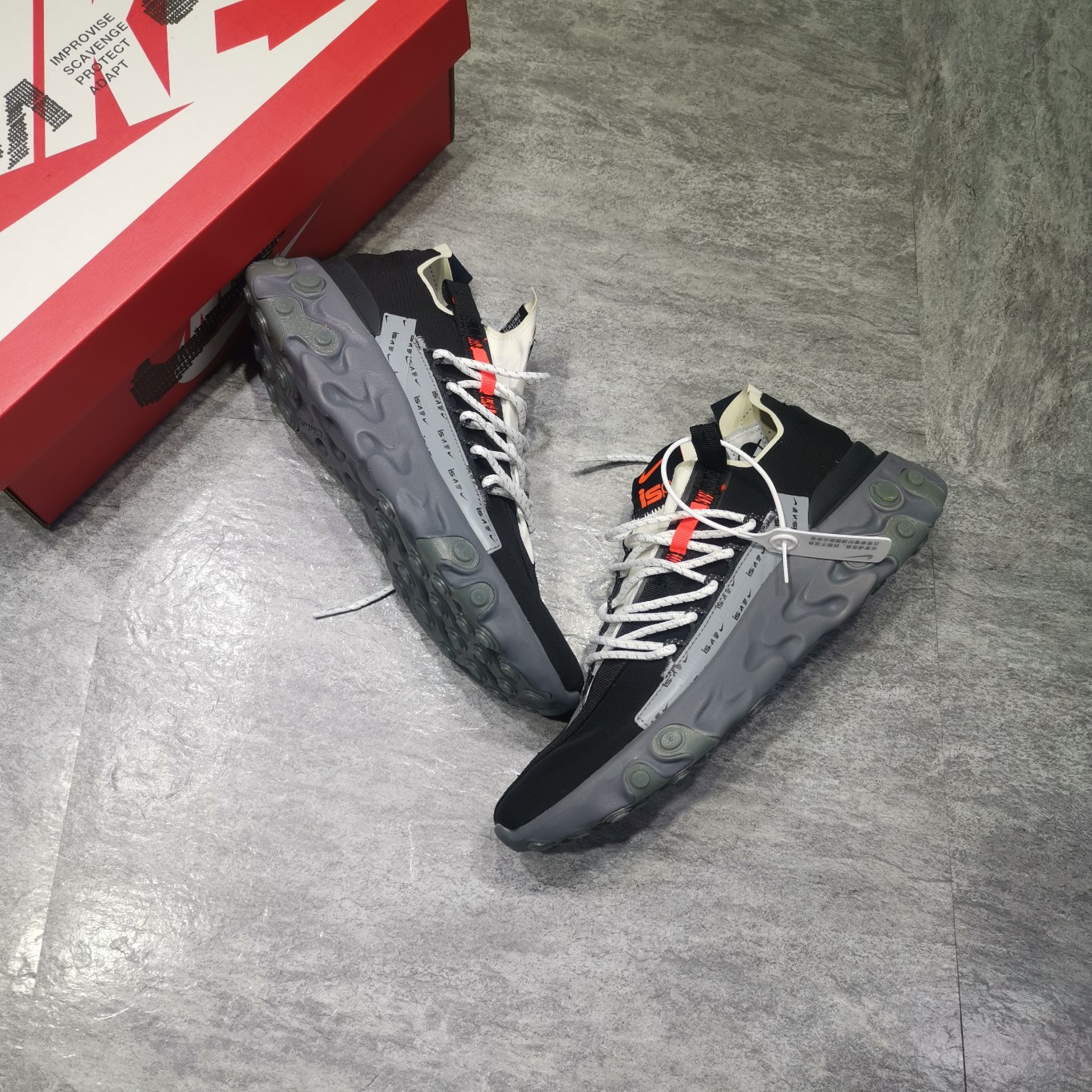 240终端供货  渠道供货NiKe React LW WR Mid Low ISPA 毒液 高桥盾机能跑鞋 AR8555-001