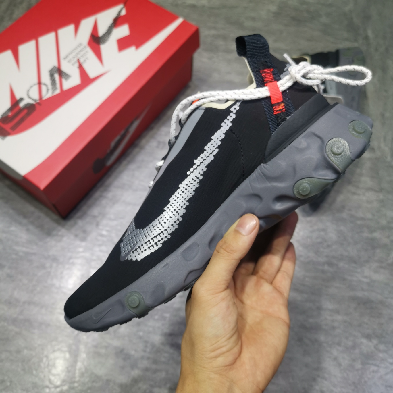 240终端供货  渠道供货NiKe React LW WR Mid Low ISPA 毒液 高桥盾机能跑鞋 AR8555-001