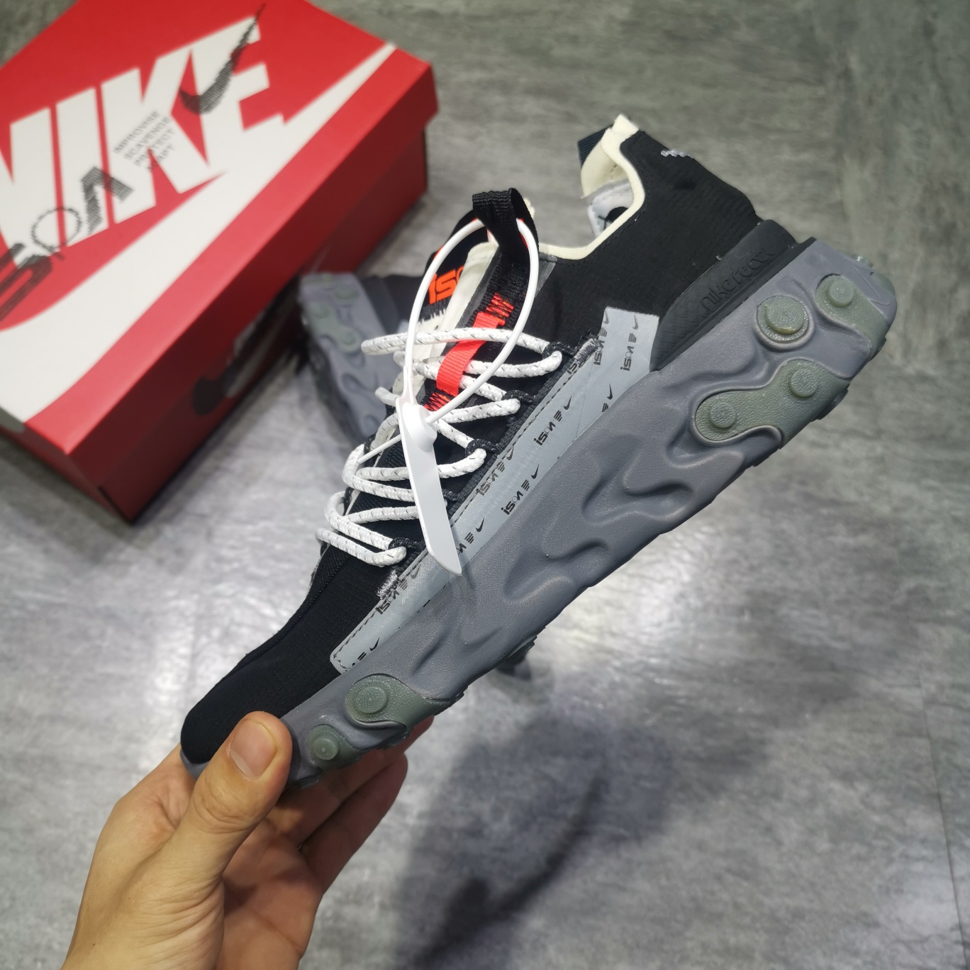 240终端供货  渠道供货NiKe React LW WR Mid Low ISPA 毒液 高桥盾机能跑鞋 AR8555-001