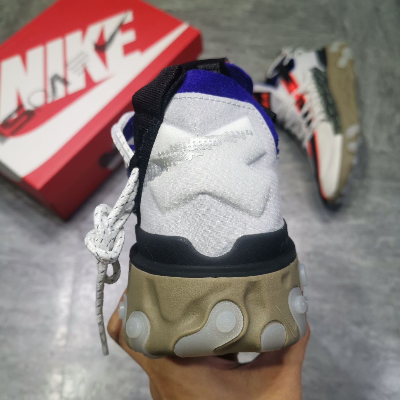 240终端供货 纯原公司货 渠道供货NiKe React LW WR Mid Low ISPA 毒液 高桥盾机能跑鞋 AR8555-100