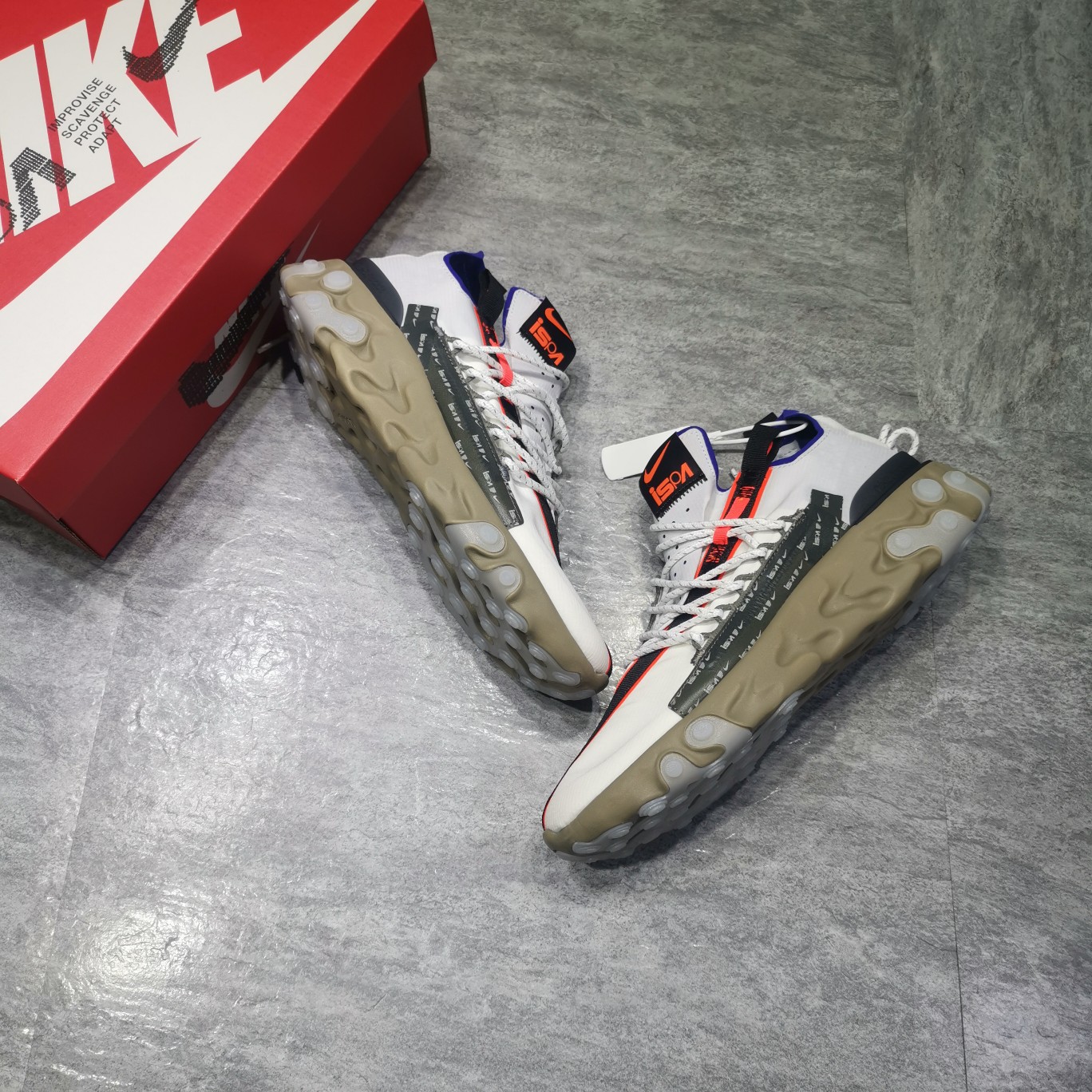 240终端供货 纯原公司货 渠道供货NiKe React LW WR Mid Low ISPA 毒液 高桥盾机能跑鞋 AR8555-100