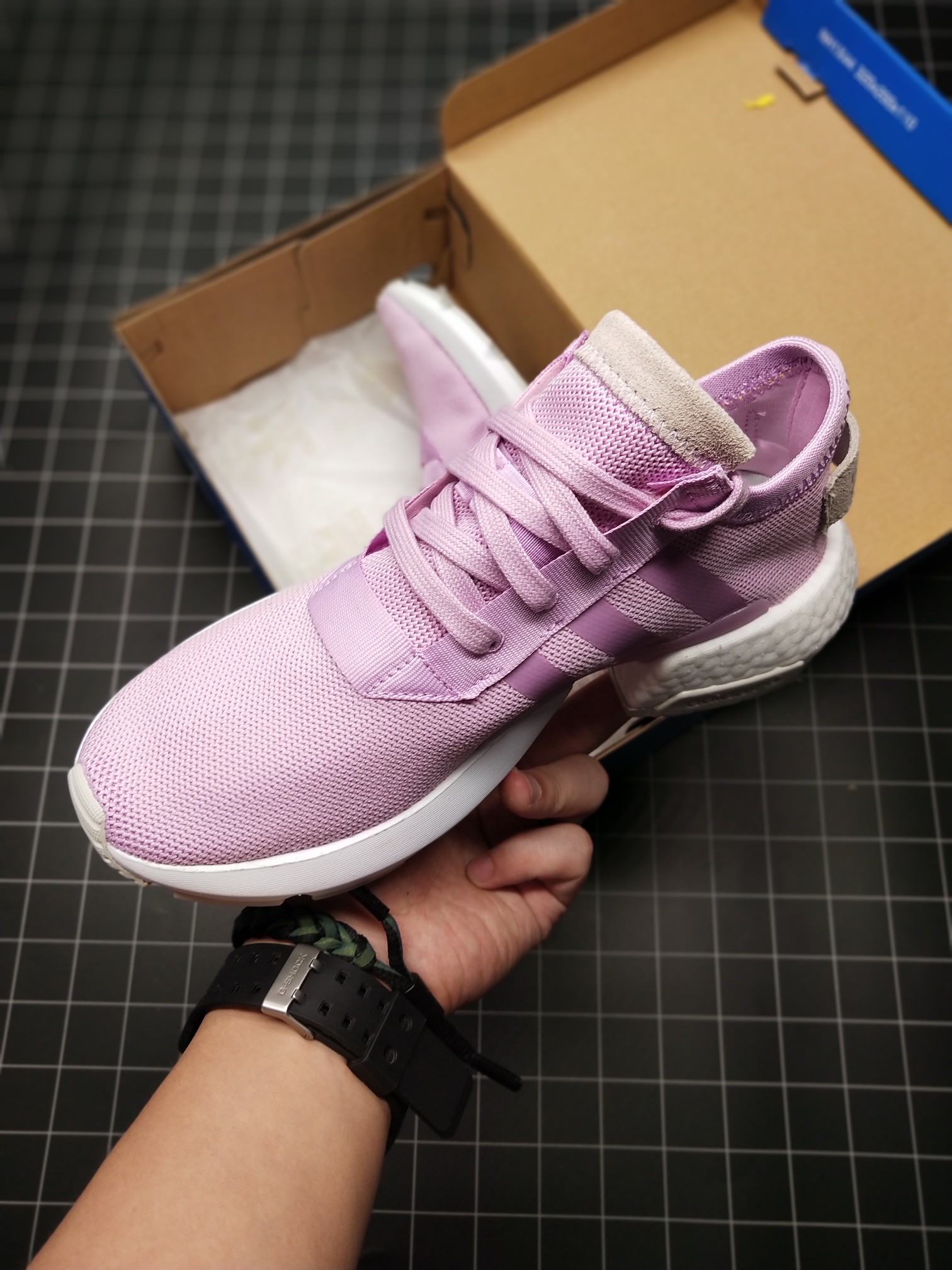 140公司级 真爆 货不多看手速阿迪达斯/Adidas Originals POD-S3.1 Boost 轻跑老爹鞋 巴斯夫鱼鳞爆  B37469