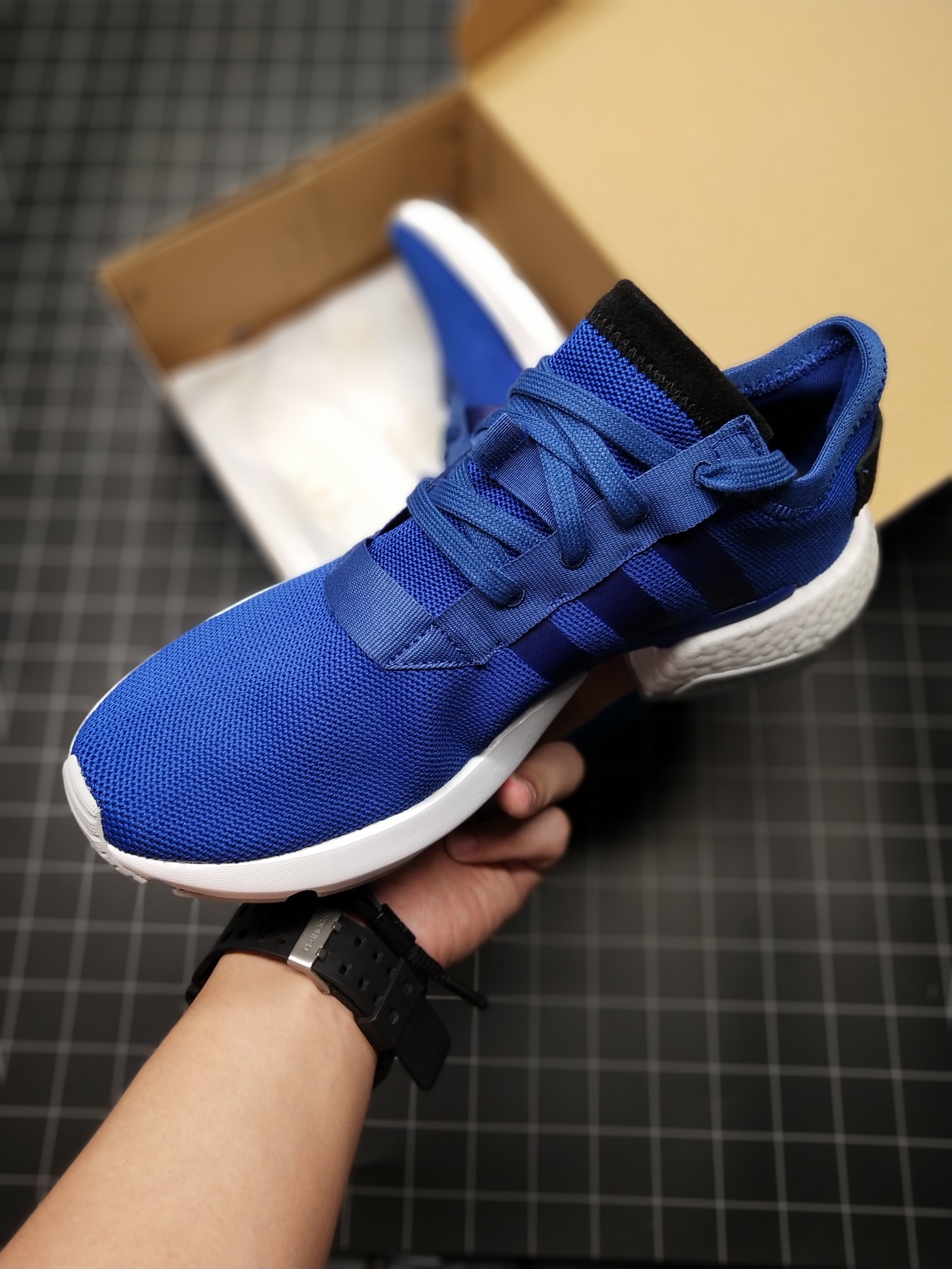 140公司级 真爆 货不多看手速阿迪达斯/Adidas Originals POD-S3.1 Boost 轻跑老爹鞋 巴斯夫鱼鳞爆  货号DB3292