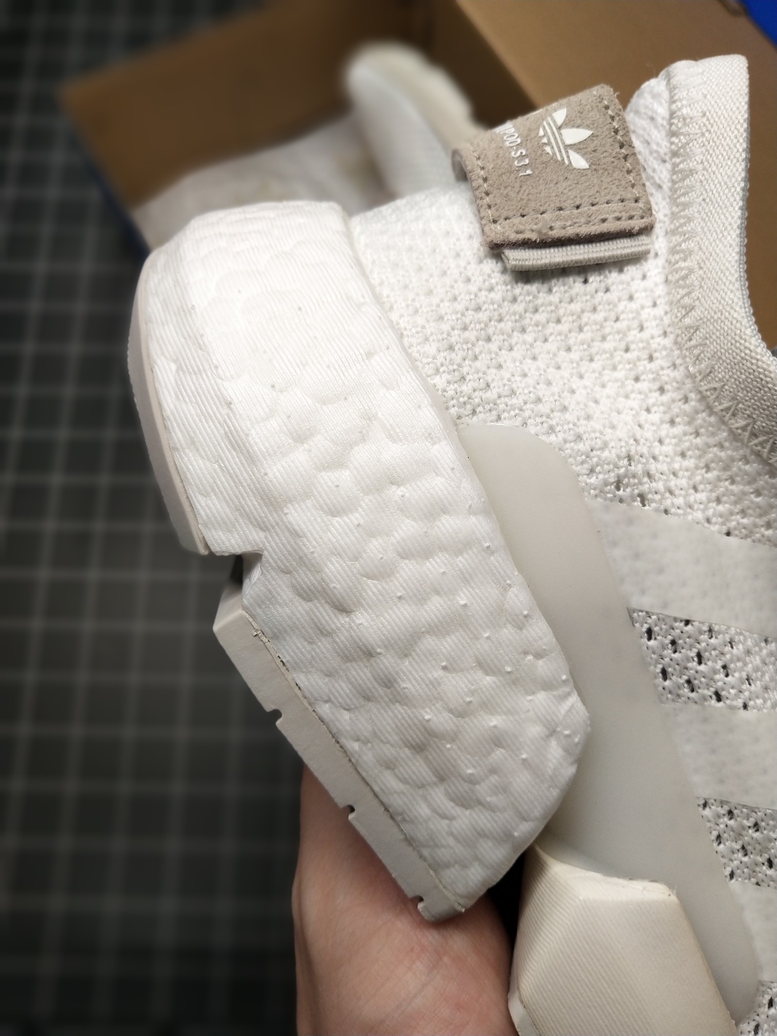 140公司级 真爆 货不多看手速阿迪达斯/Adidas Originals POD-S3.1 Boost 轻跑老爹鞋 巴斯夫鱼鳞爆  货号B28089