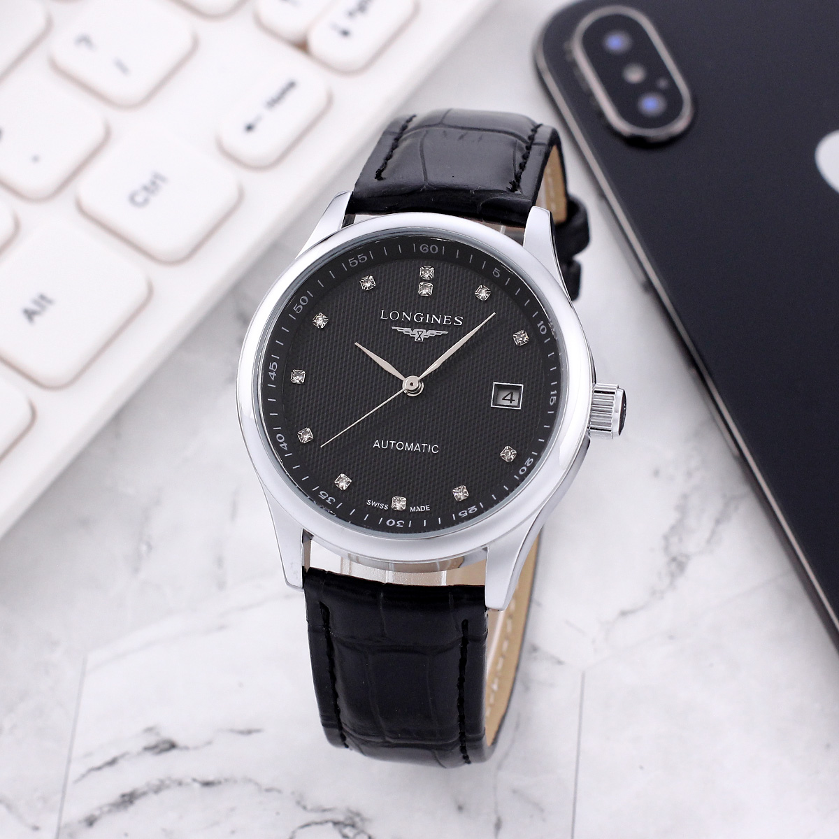 NO:150297,Longines-LONGINES famous craftsman series, classic quality choice, fully automatic mechanical movement, IPS vacuum plating, mineral crystal mirror, precision waterproof, diameter 39mm, thickness 12mm, first choice for watch lovers,, longines19860909浪琴-LONGINES名匠系列,经典之作品质之选,全自动机械机芯,IPS真空电镀,矿物质水晶镜面 ,精密防水,直径39mm,厚度12mm,爱表人士的首选,,,longines,Watch