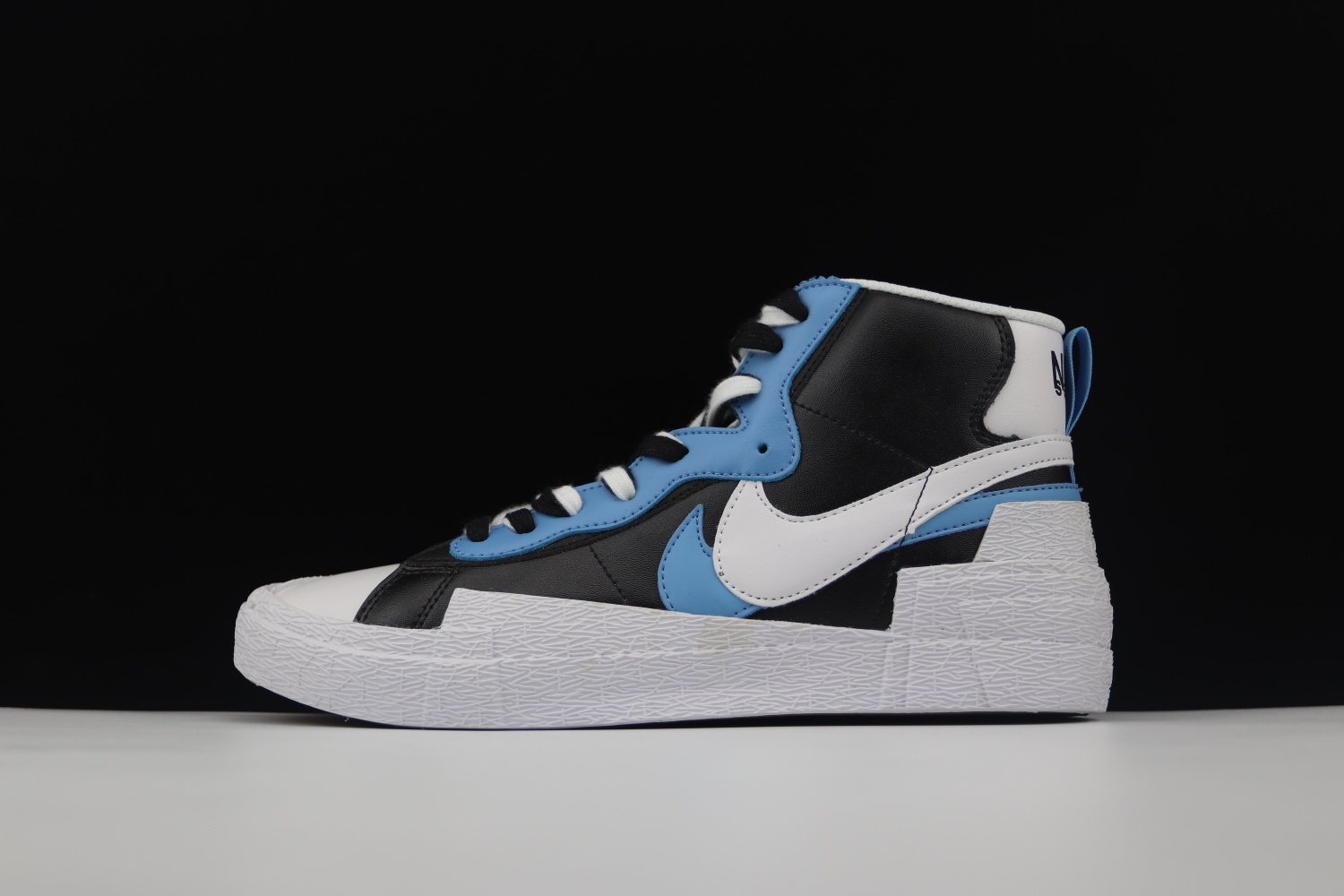480（get毒版） SACAI联名 x Nike Blazer重叠 设计前卫 开拓者 高帮 板鞋  双勾双鞋舌