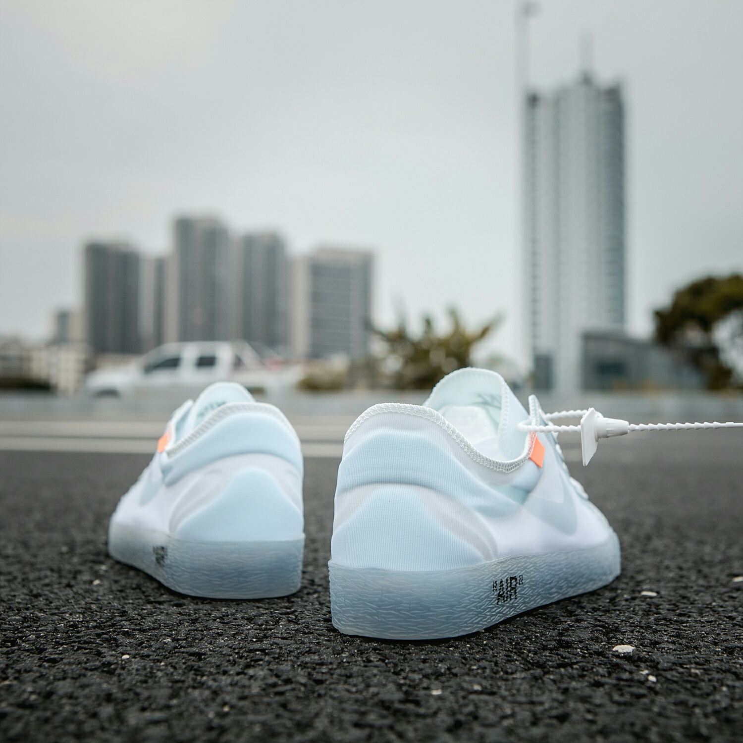 130 真标带半码 耐克OFF联名 NIKE BLAZER LOW 透气潮流透眀网纱 男女子情侣时尚百搭休闲板