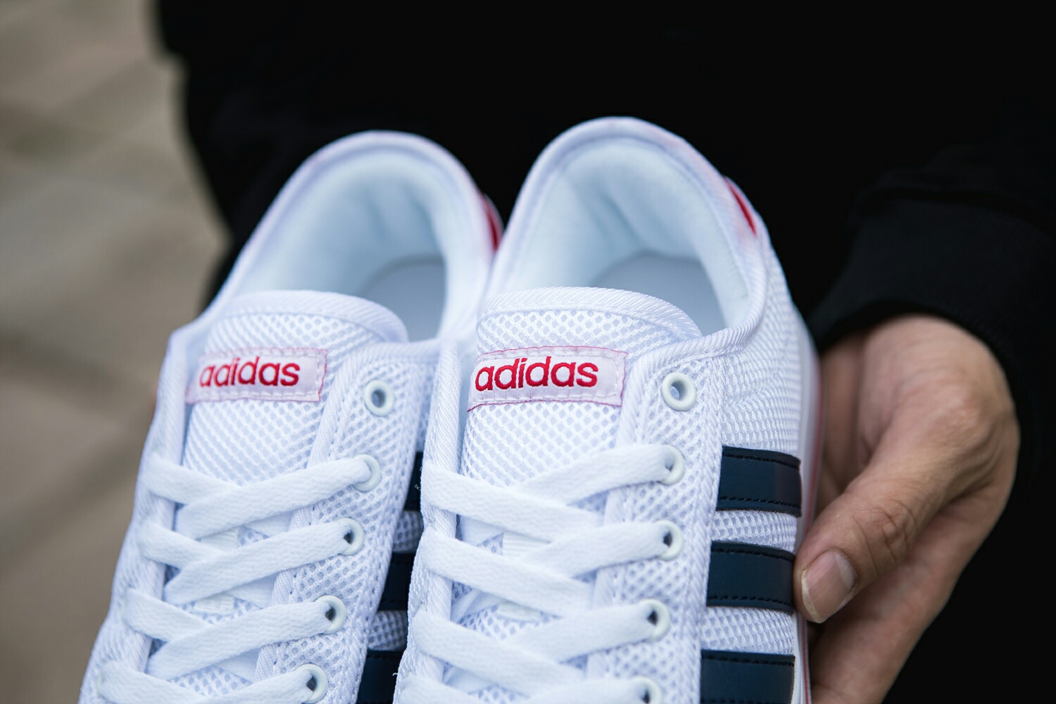 100 真标半码 Adidas阿迪达斯双面大网 男女鞋2019夏季新款运动鞋透气休闲鞋小白板鞋