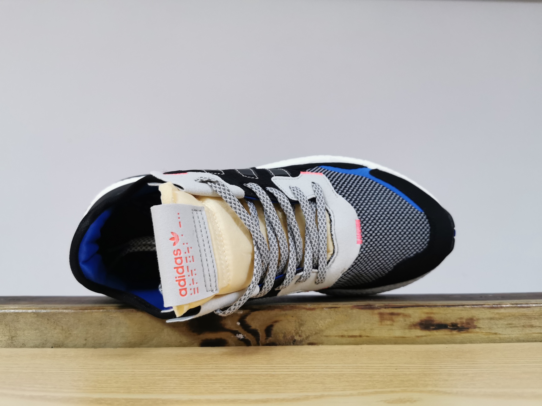 125新配色出货！夜行者夜光实体外单 跑量版本！Adidas Nite Jogger ”Grey Pack - Crystal White” -  仿真爆！EF8719