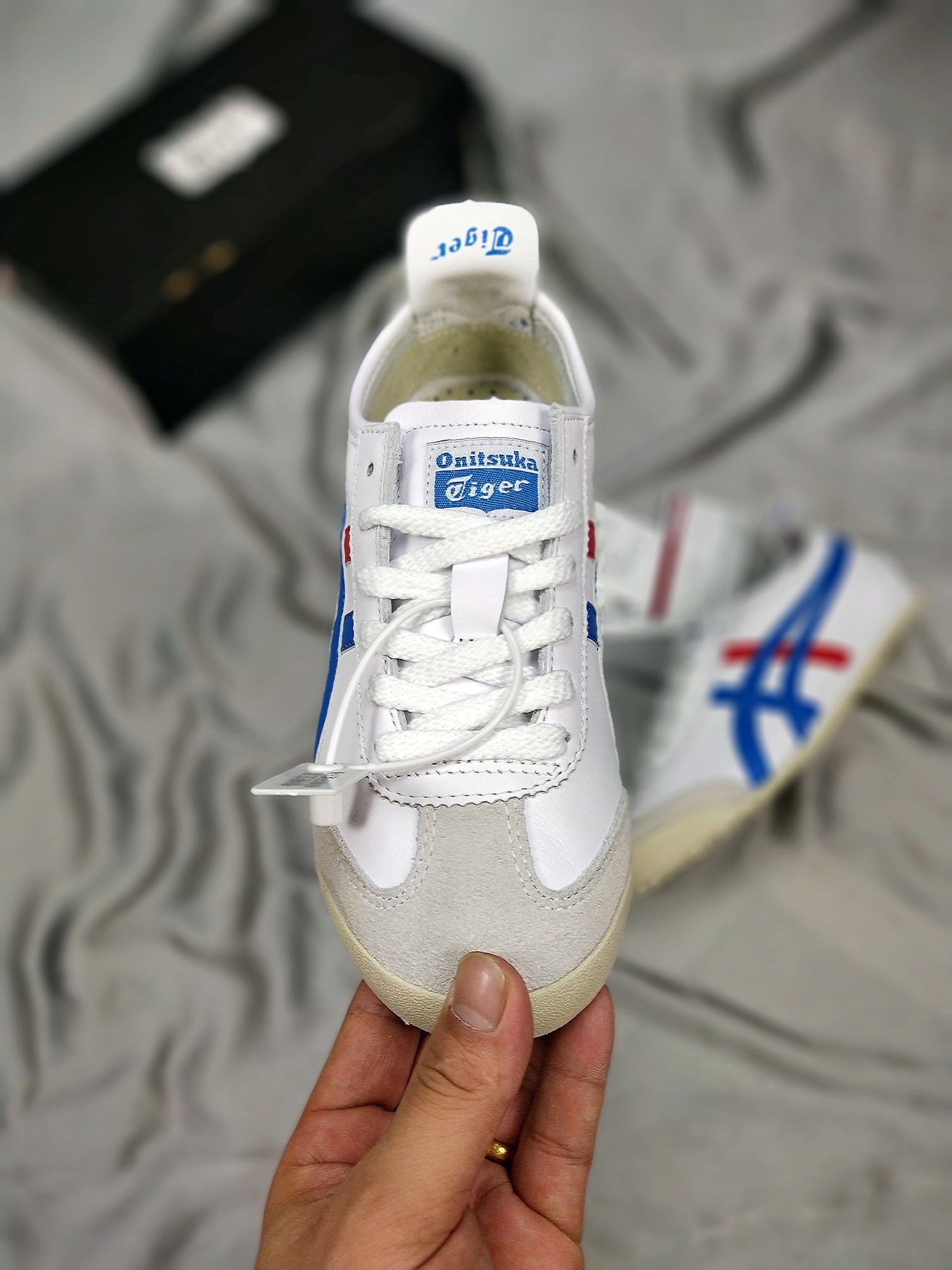 190  高版本充正公司级 Asics 亚瑟士 Onitsuka Tiger 鬼冢虎 原装四联吊牌 中底纸板钢印 日系轻便运动休闲鞋 THL202-0146