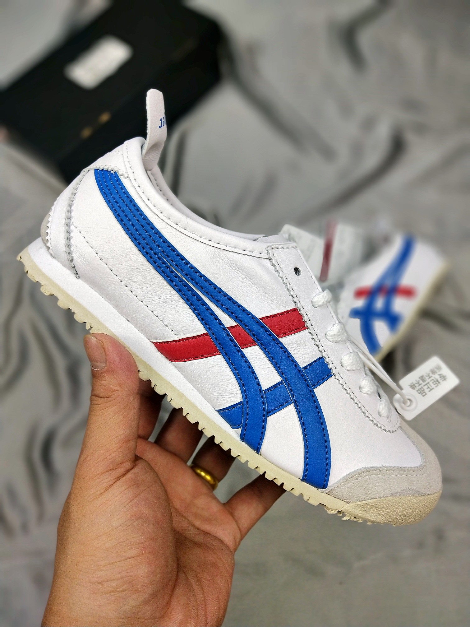 190  高版本充正公司级 Asics 亚瑟士 Onitsuka Tiger 鬼冢虎 原装四联吊牌 中底纸板钢印 日系轻便运动休闲鞋 THL202-0146