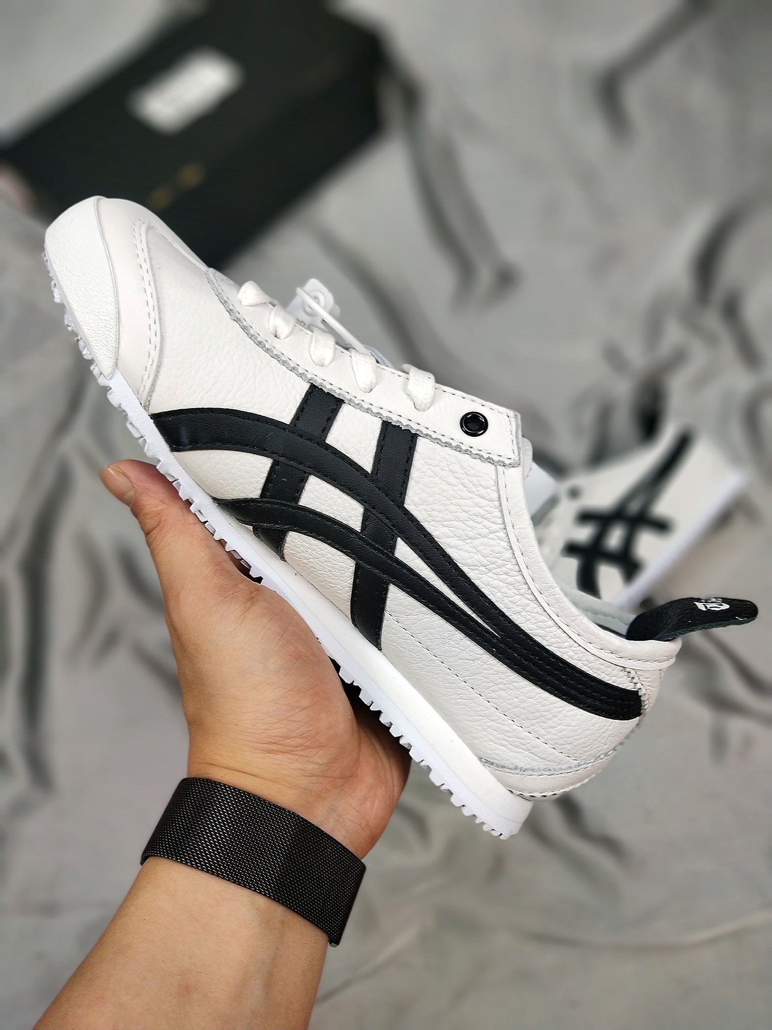 190充正公司级 Asics 亚瑟士 Onitsuka Tiger 鬼冢虎 原装四联吊牌 中底纸板钢印 日系轻便运动休闲鞋 D508K-0190