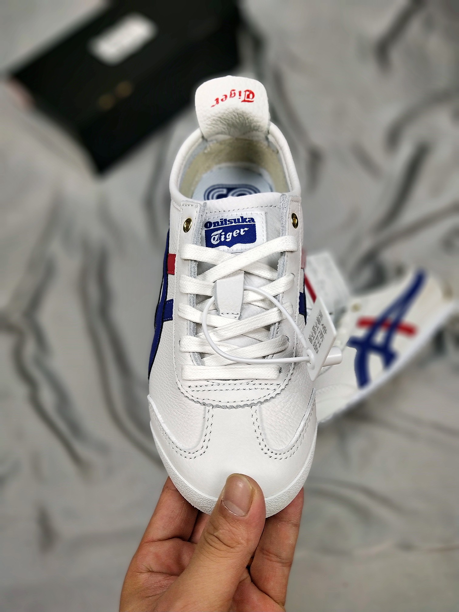 190充正公司级  Asics 亚瑟士 Onitsuka Tiger 鬼冢虎 原装四联吊牌 中底纸板钢印 日系轻便运动休闲鞋 D507L-0152