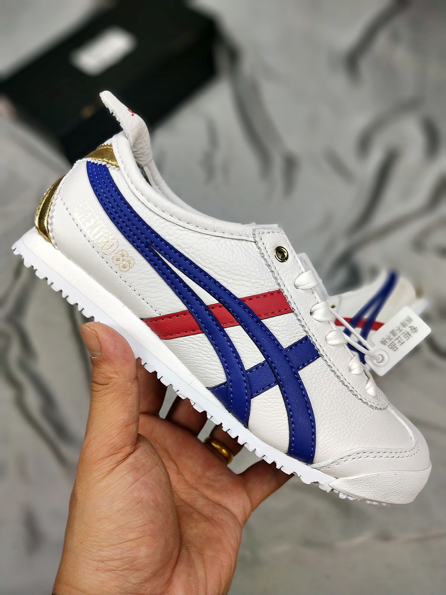 190充正公司级  Asics 亚瑟士 Onitsuka Tiger 鬼冢虎 原装四联吊牌 中底纸板钢印 日系轻便运动休闲鞋 D507L-0152