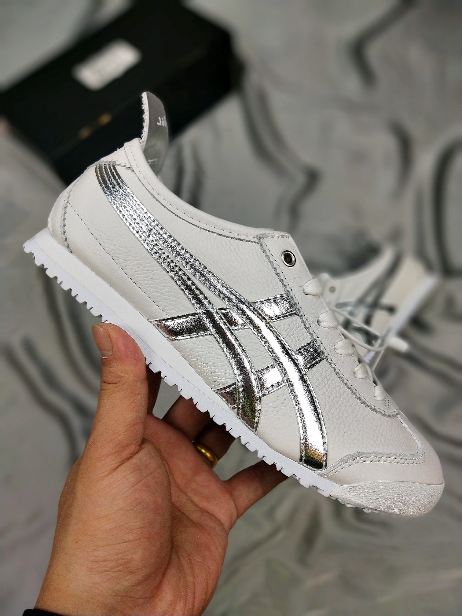 190充正公司级  Asics 亚瑟士 Onitsuka Tiger 鬼冢虎 原装四联吊牌 中底纸板钢印 日系轻便运动休闲鞋