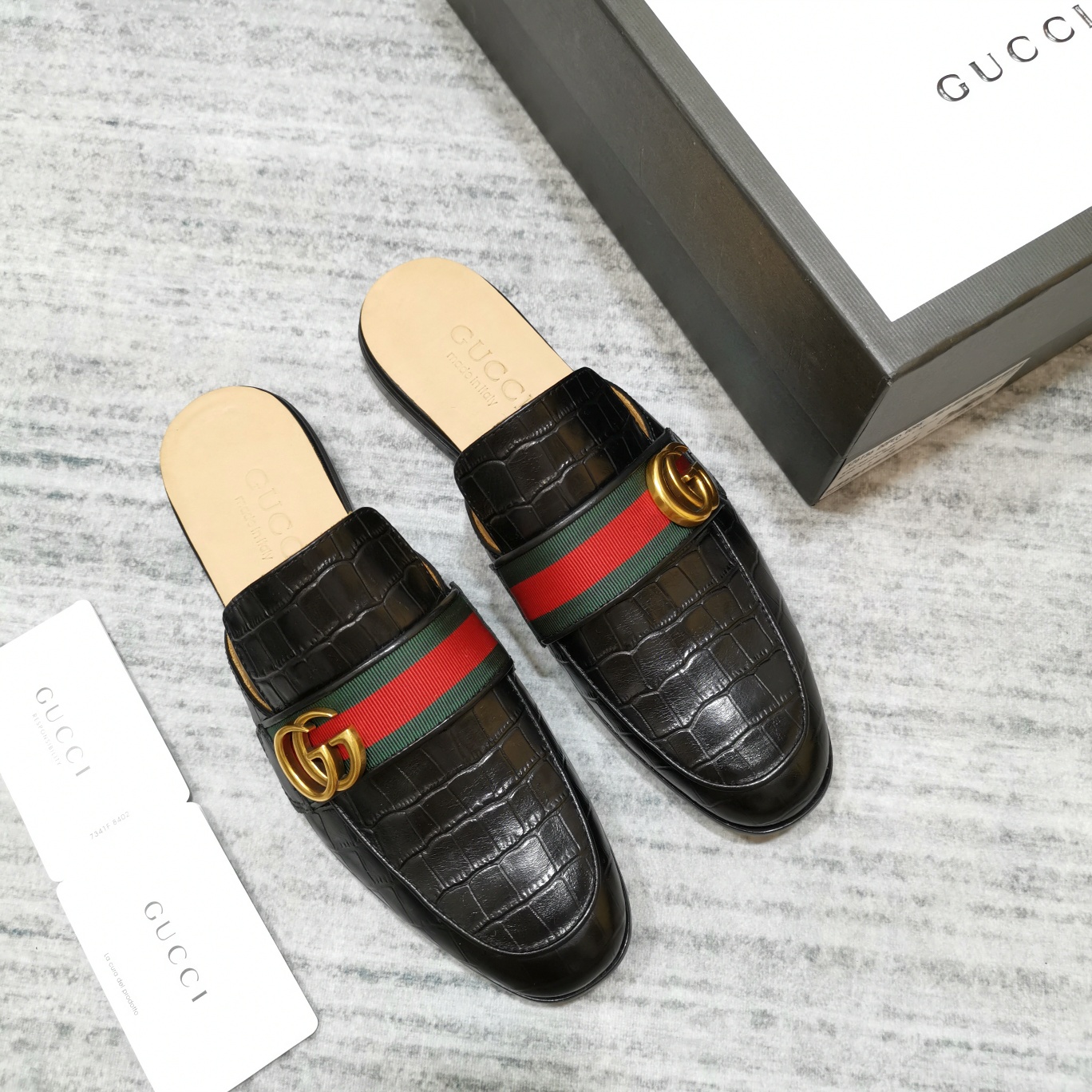 Gucci Chiny online
 Zielony Czerwony Mężczyźni Skóra krowia Prawdziwa skóra