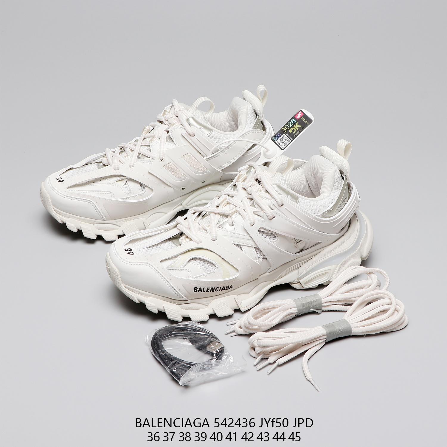 Balenciaga Track Trainer Sneakers KadÄ±n Beyaz Pinterest