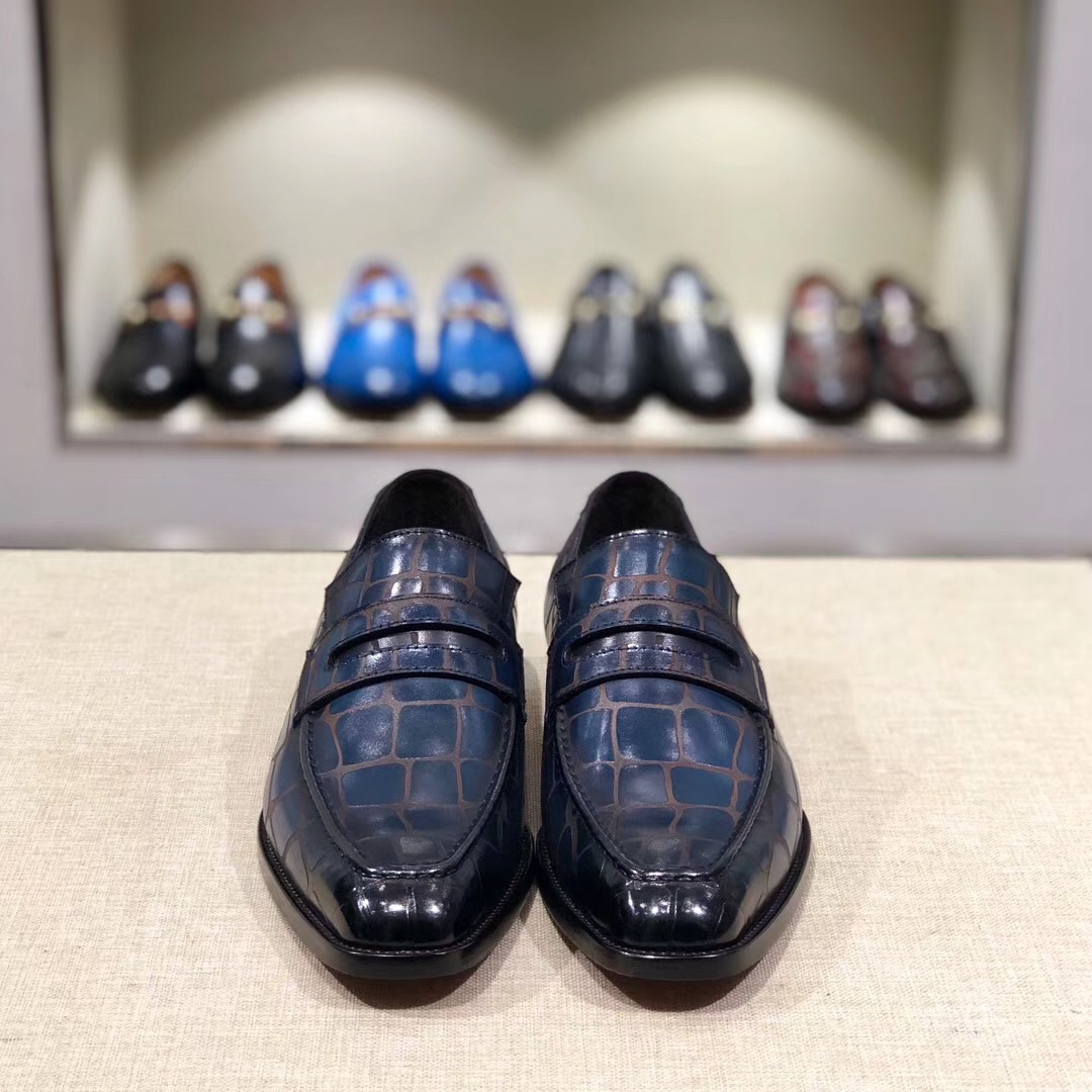 [Berluti] Boutique de alta gama primavera/verano nueva colección Alessandro Demesure zapatos con cor