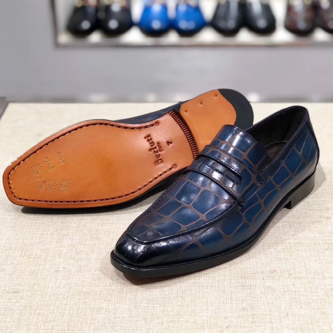 [Berluti] Boutique de alta gama primavera/verano nueva colección Alessandro Demesure zapatos con cor