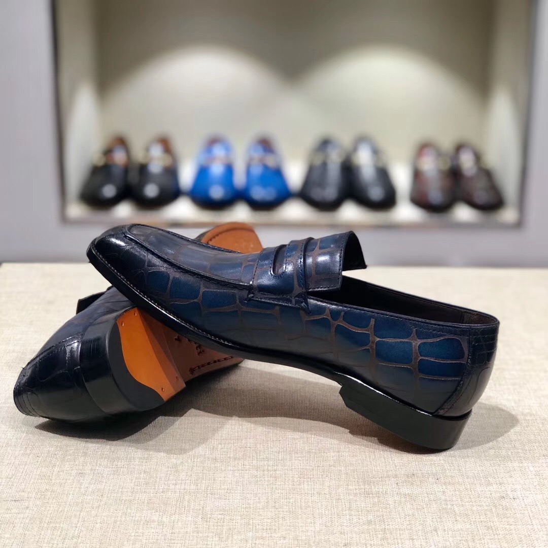 [Berluti] Boutique de alta gama primavera/verano nueva colección Alessandro Demesure zapatos con cor