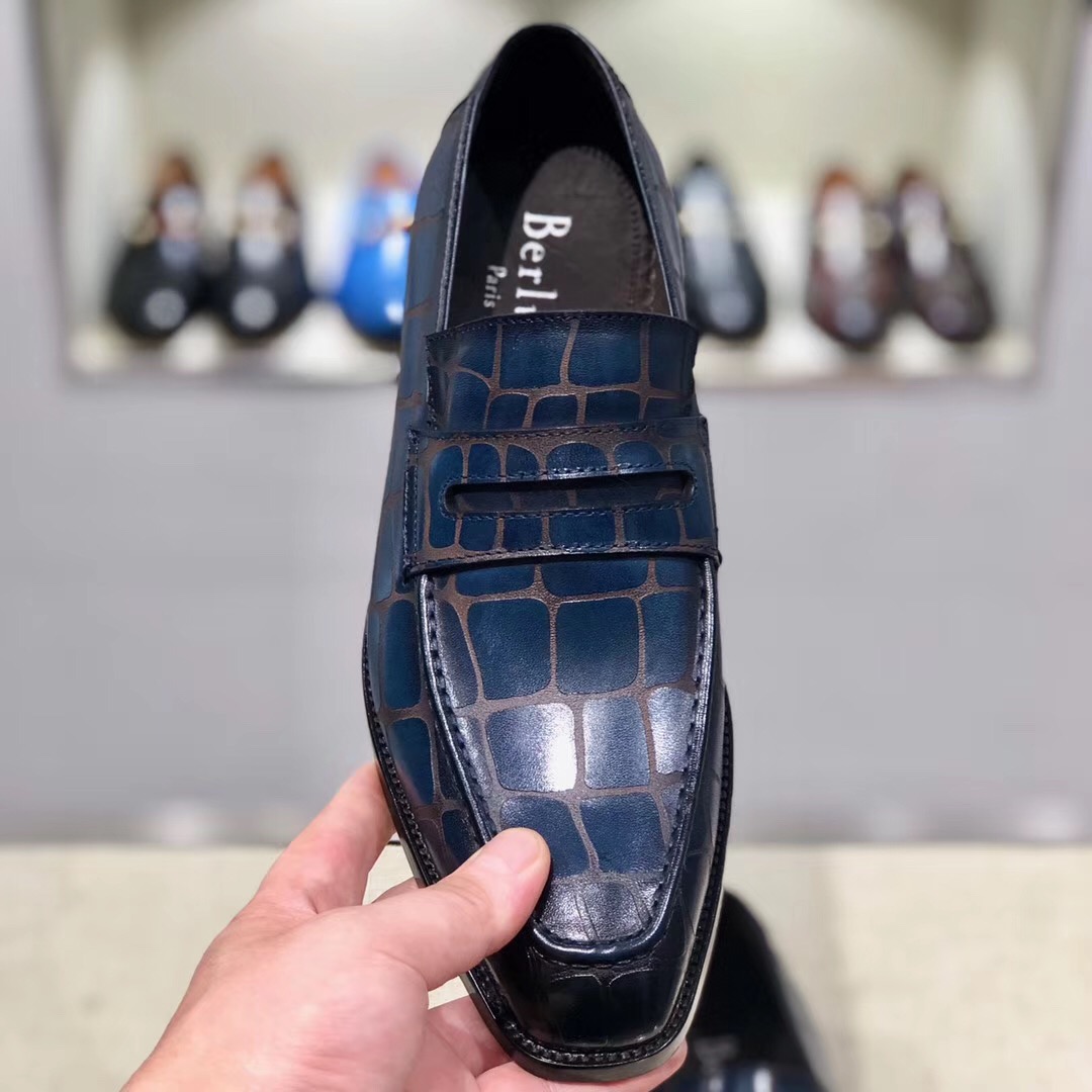 [Berluti] Boutique de alta gama primavera/verano nueva colección Alessandro Demesure zapatos con cor