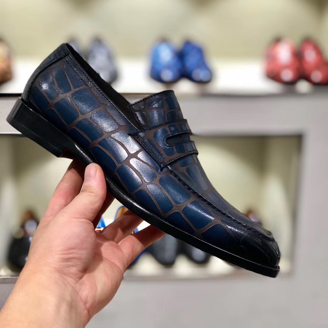 [Berluti] Boutique de alta gama primavera/verano nueva colección Alessandro Demesure zapatos con cor