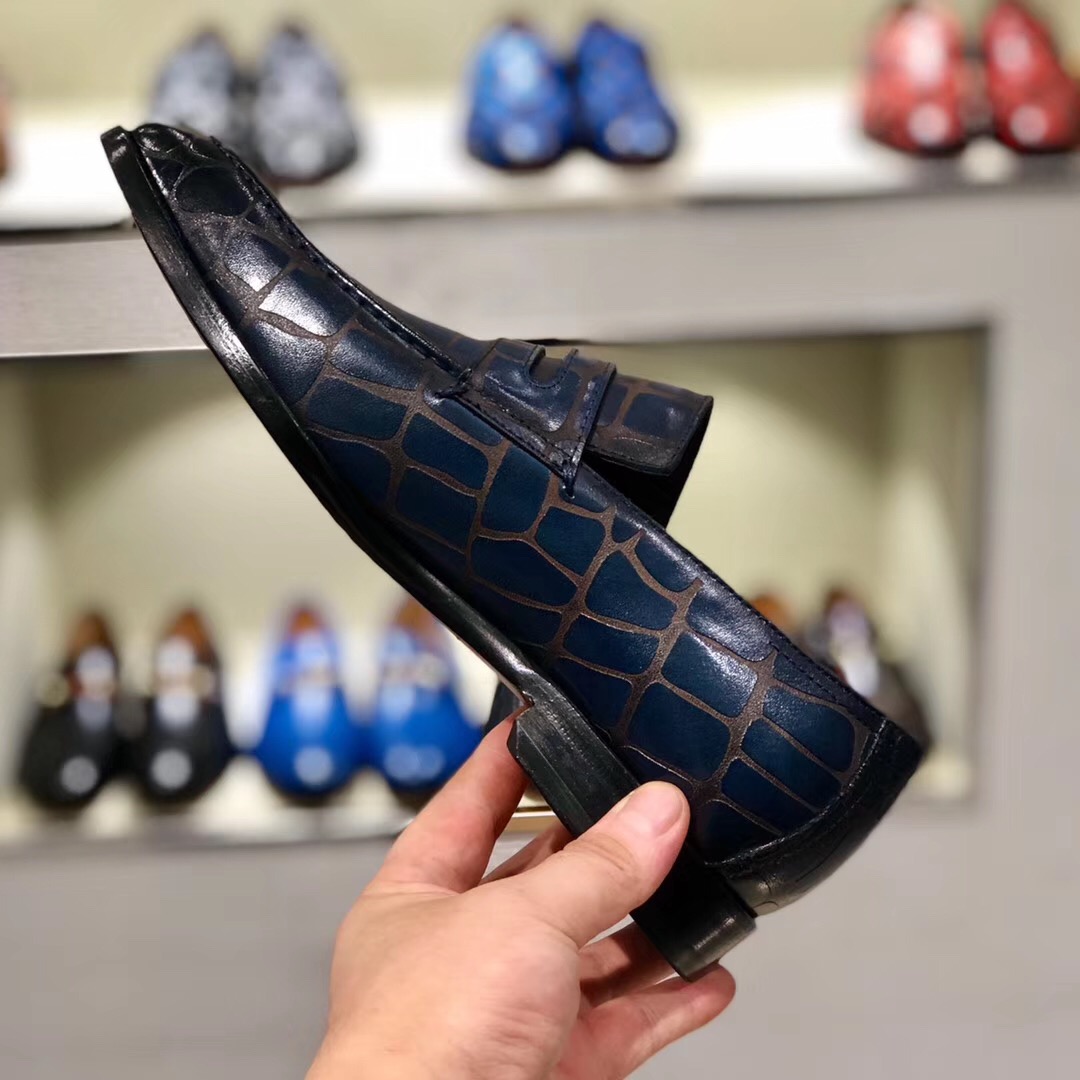[Berluti] Boutique de alta gama primavera/verano nueva colección Alessandro Demesure zapatos con cor