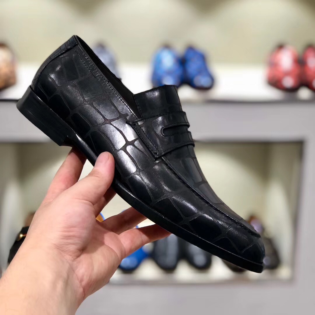 [Berluti] Boutique de alta gama SS19 colección Alessandro Demesure zapatos con cordones de tres ojal