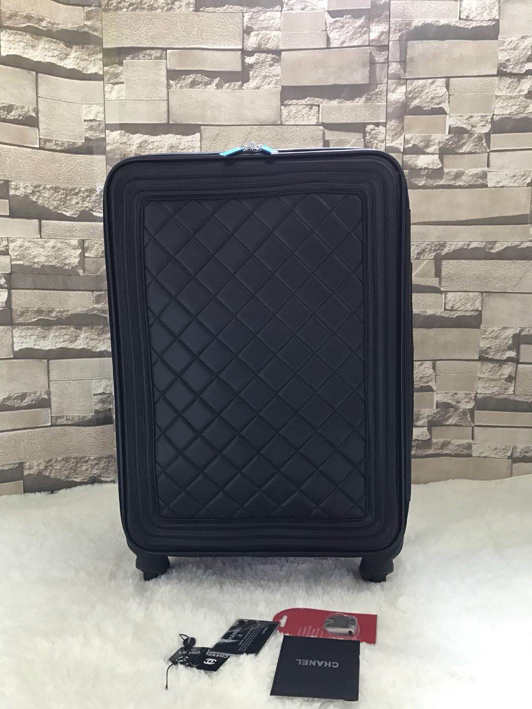 Chanel Traveler Box: High-Strength, Cool-Tide Top for Home Tours with Imported Fabric Hand-to-Hand - 图片 1