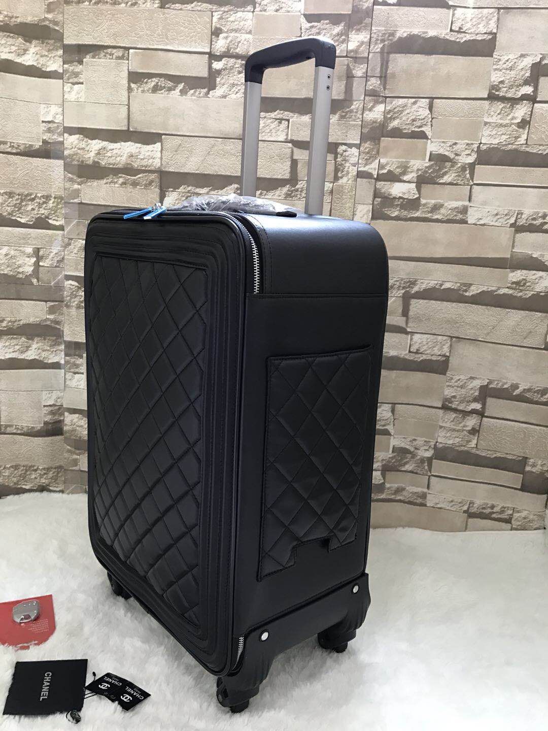 Chanel Traveler Box: High-Strength, Cool-Tide Top for Home Tours with Imported Fabric Hand-to-Hand - 图片 2