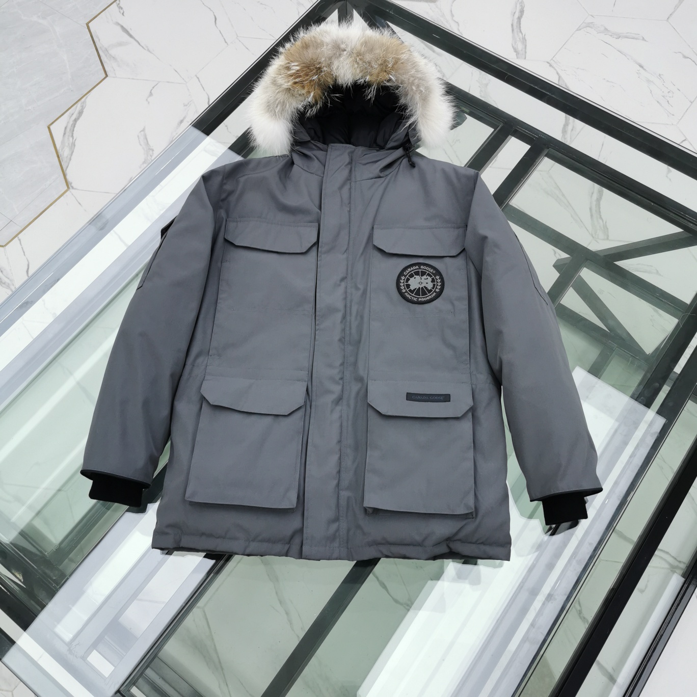Top Quality
 Canada Goose Clothing Down Jacket Black Grey White Duck Down