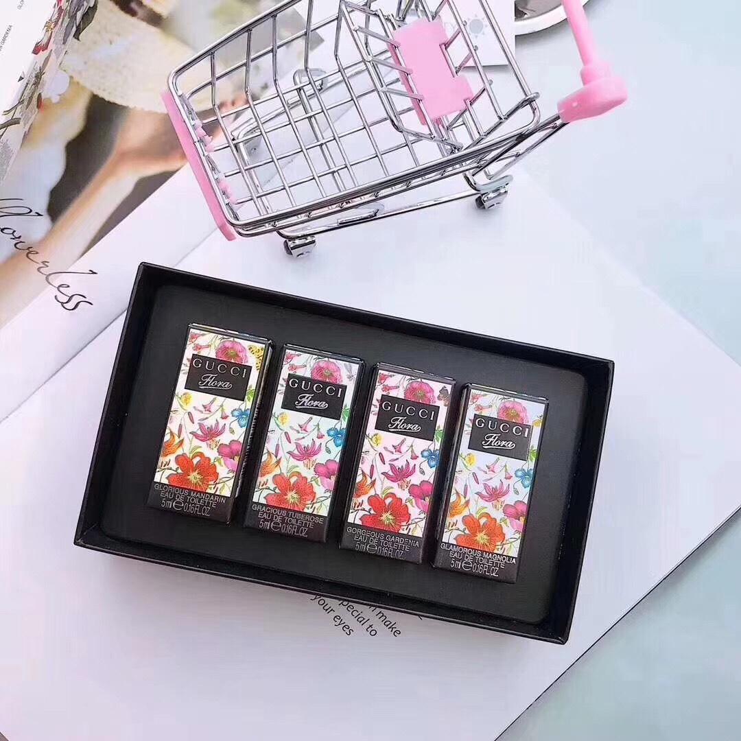 Gucci Flora Miniature Perfume Gift Set - 4 x 5ml Floral Fragrances 4 i1566045567 5804 2
